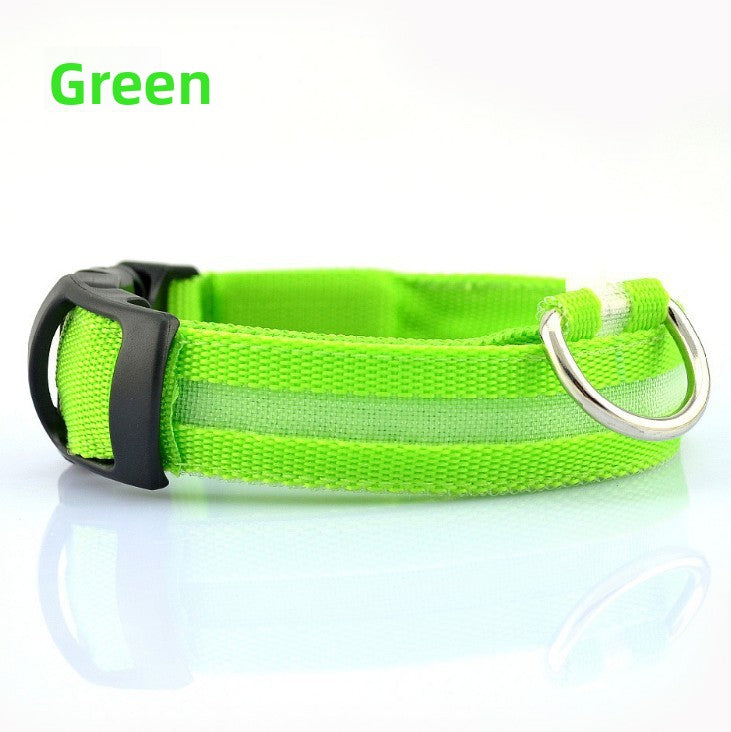 Adjustable LED Dog Collar with USB Charging