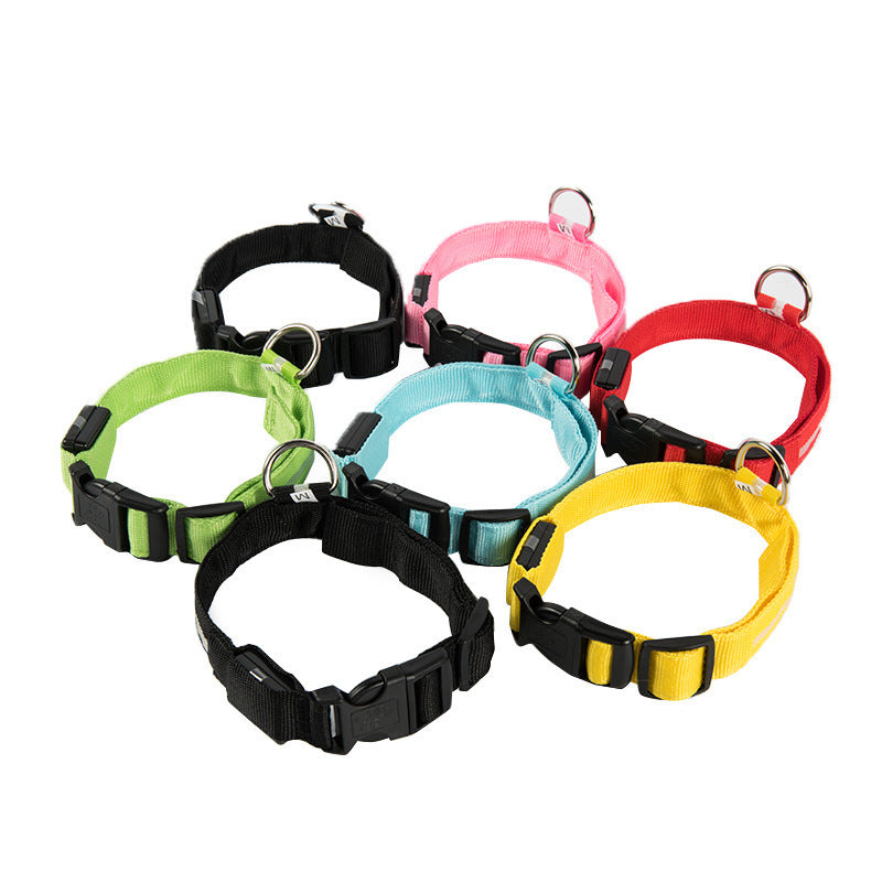 Adjustable LED Dog Collar with USB Charging